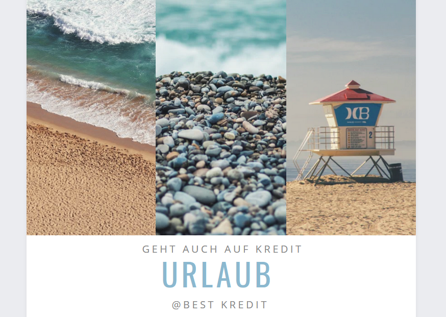 Kredit für Urlaub